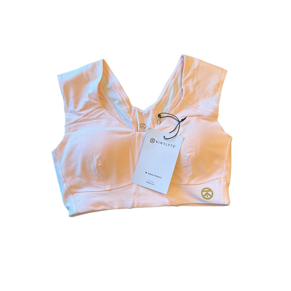 Kinflyte Bra Pink Posture Correcting Wireless Modal Blend Activewear Small NWT
